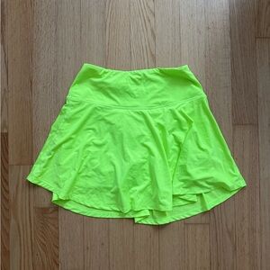 Neon Green Active Sport Skort